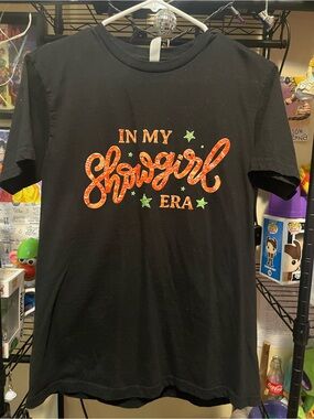 Black 'In My Showgirl Era' Graphic Tee